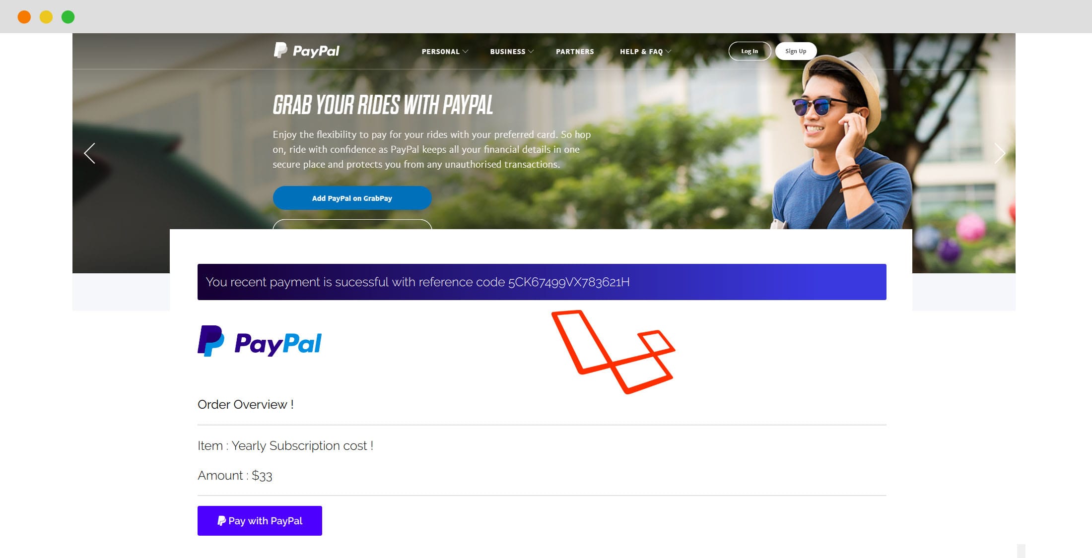 PayPal Integration with PHP